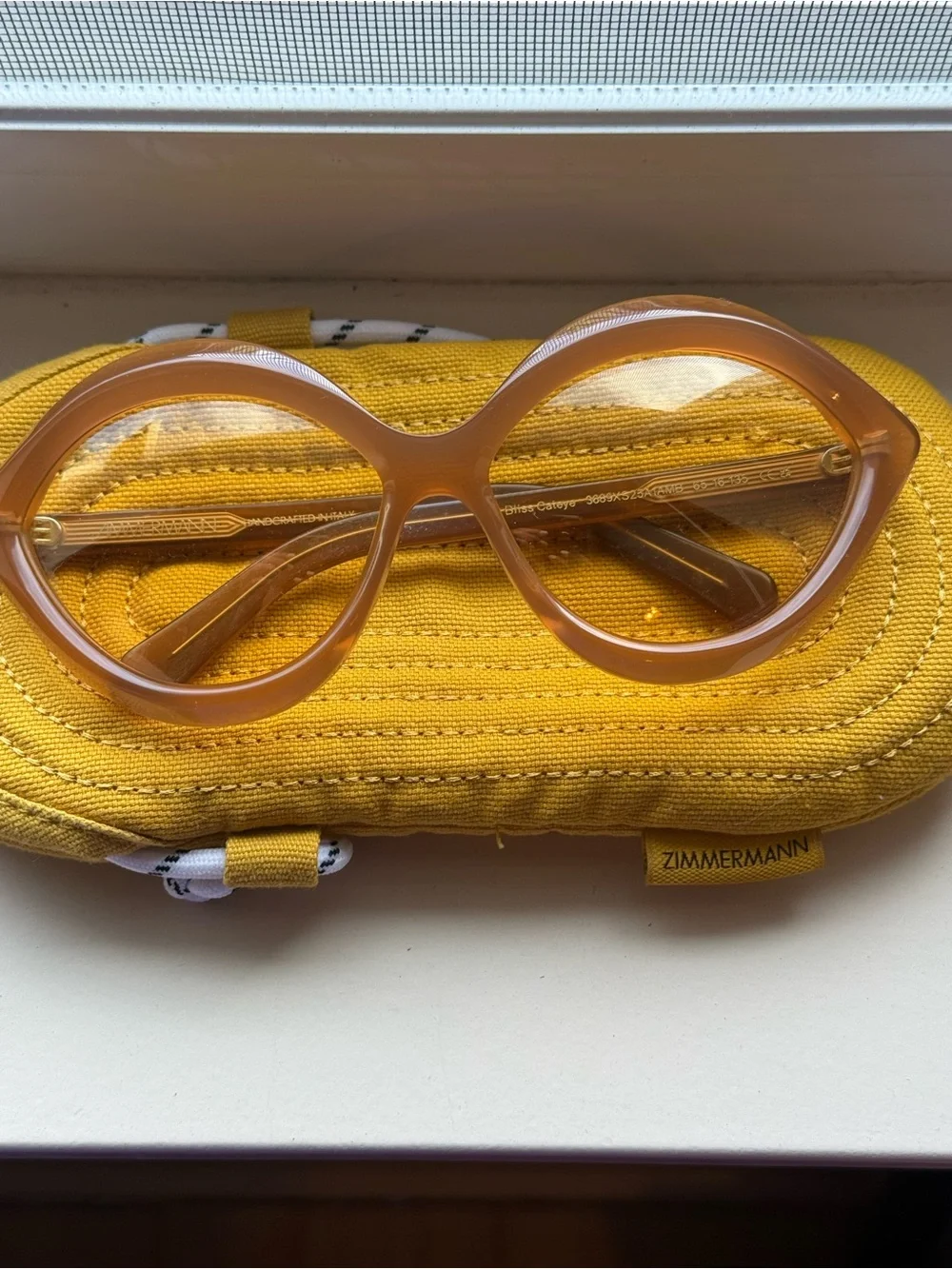 Zimmermann Round Amber-Tan Women's Sunglasses